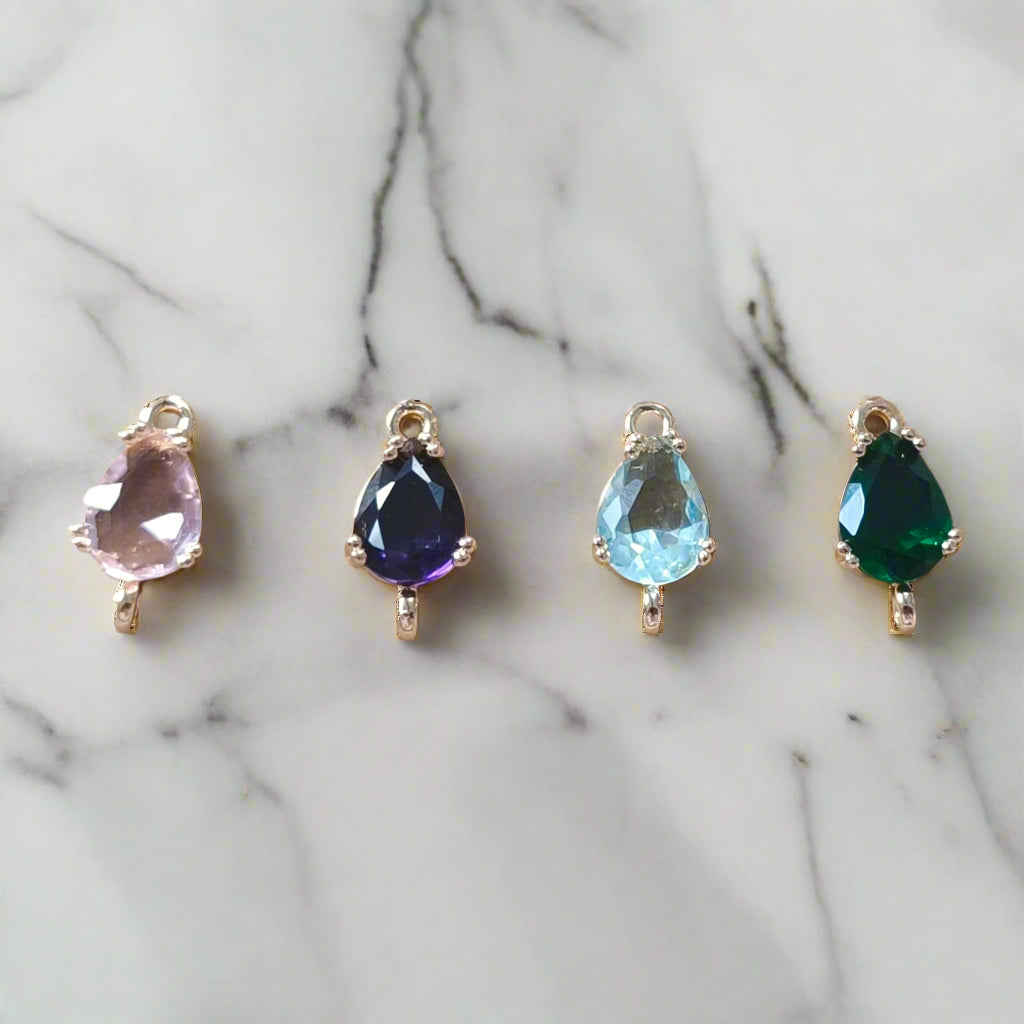 Gemstone Drop Earrings