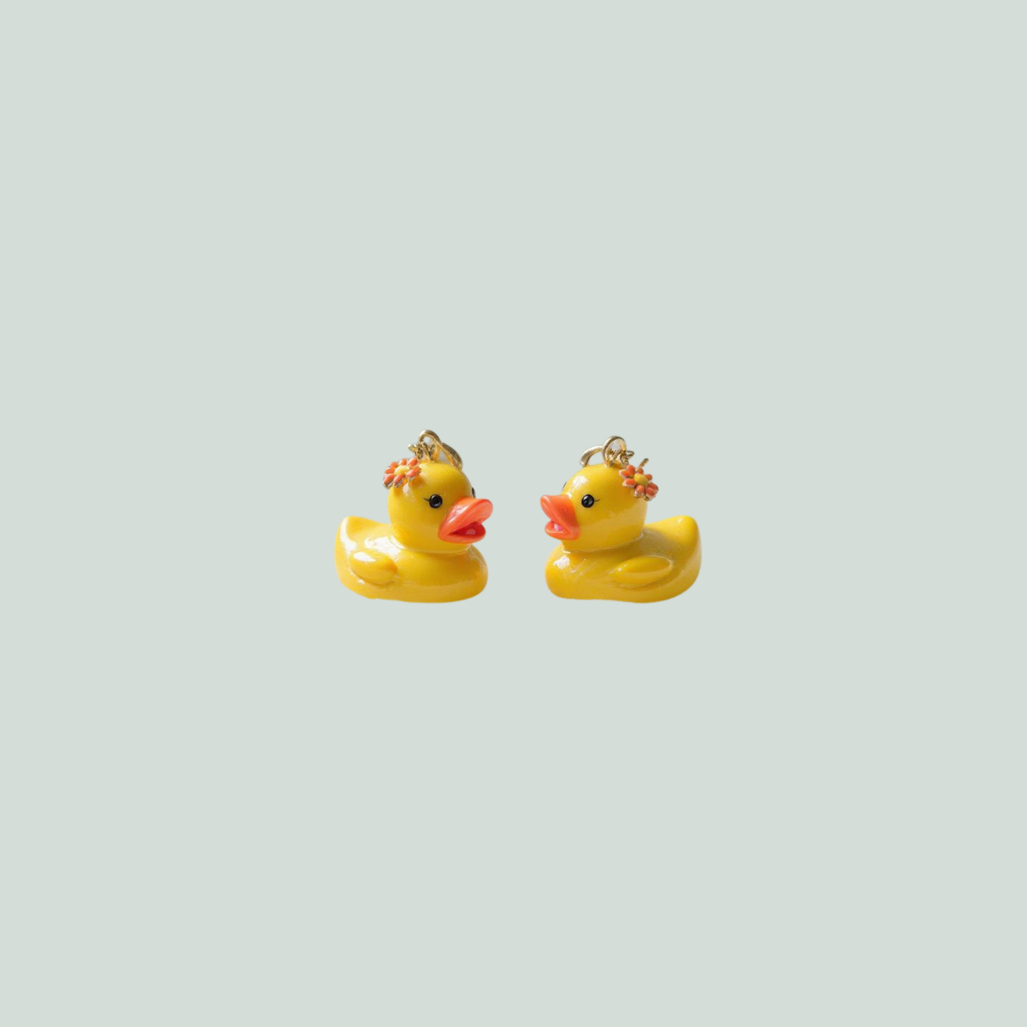 Mini Rubber Duck Earrings