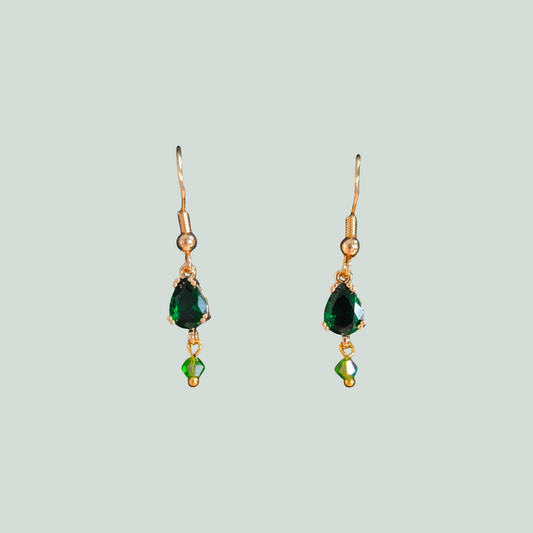 Gemstone Drop Earrings