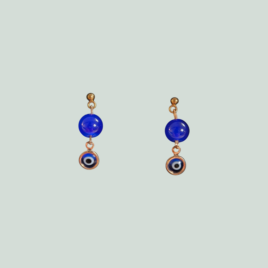 Evil Eye Drop Earrings