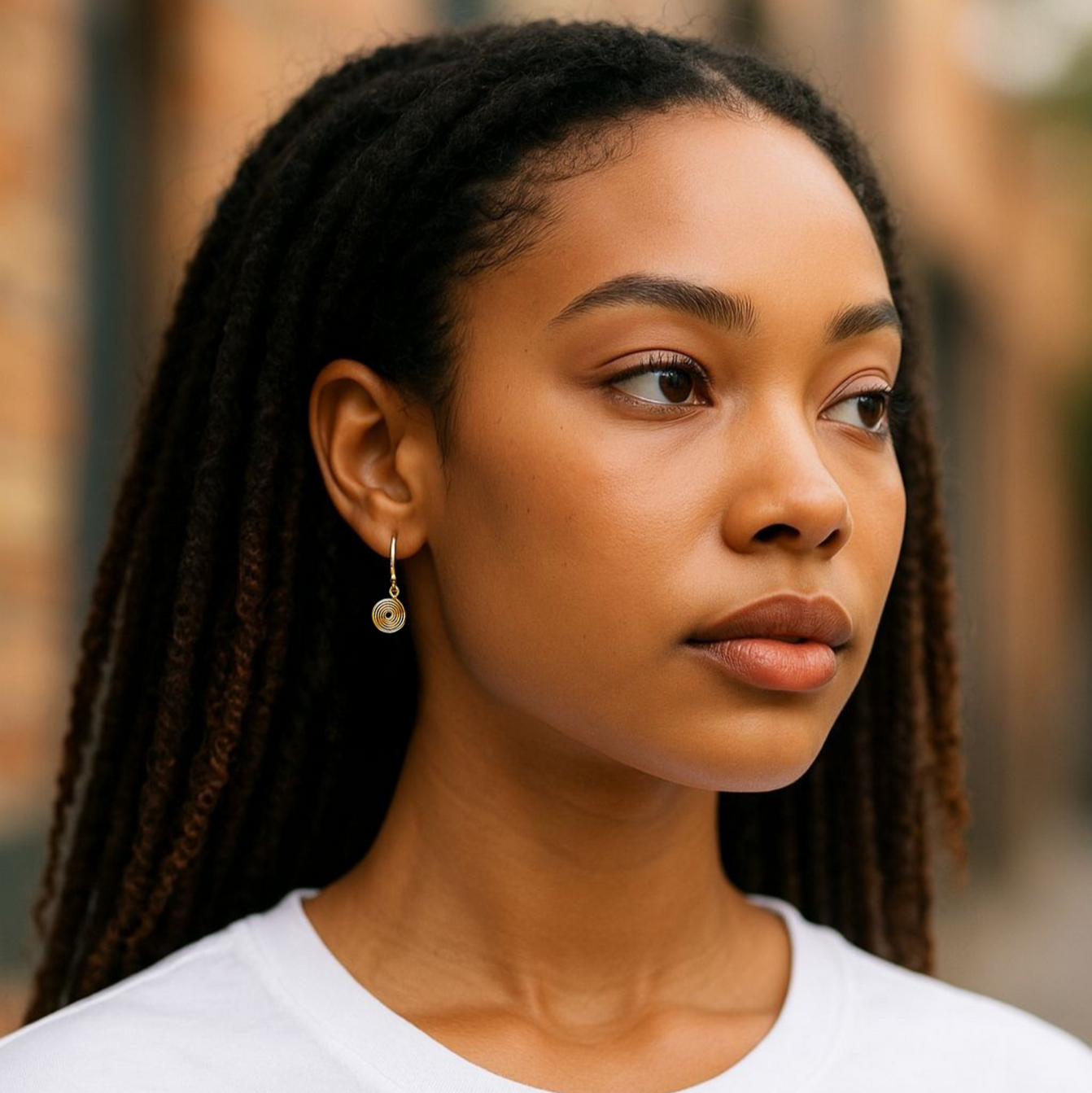 Spiral Drop Earrings