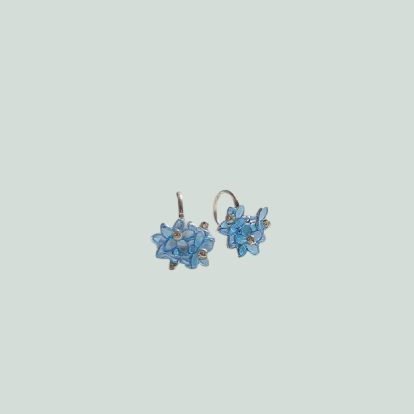 Floral Cluster Drop Earrings